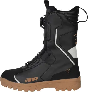 509 Saber Single Boa Snowmobile Boot (Black Gum - 12)