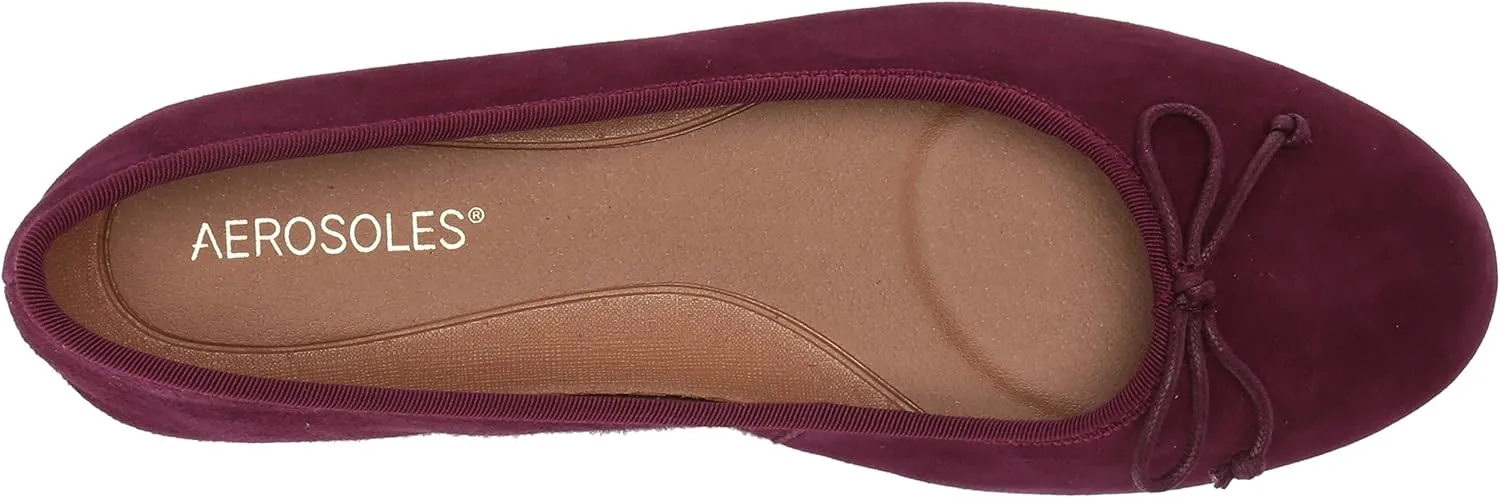 Aerosoles - Women's Homerun Flat - Ballet Style Flat with Memory Foam Footbed