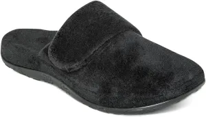 Aetrex Women's Mandy Orthopedic Closed Toe Comfy Slippers - Adjustable Memory Foam Fuzzy Slippers