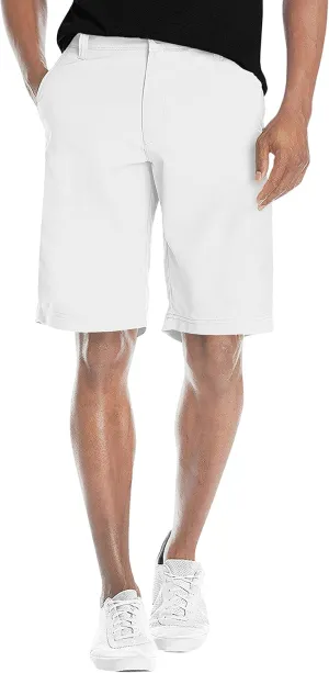 Agile Mens Casual Summer Flat Front Essential Stretch Shorts/Cargo Shorts with Pockets