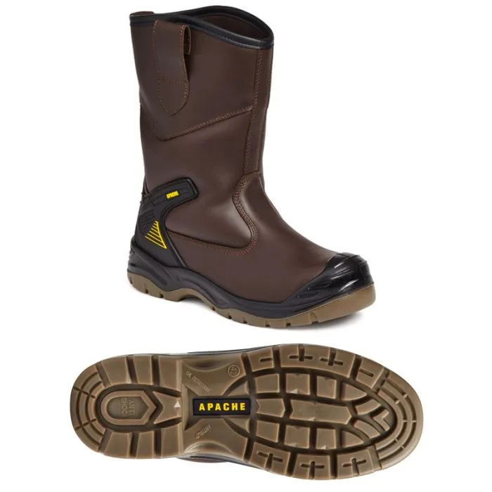 Apache AP305 Waterproof Safety Rigger Boots