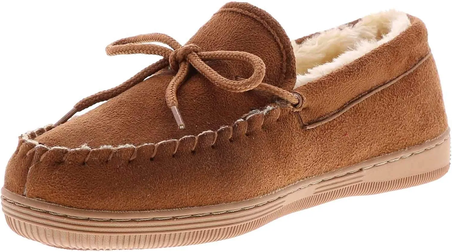 Apres Classic Moccasin Slipper Brown