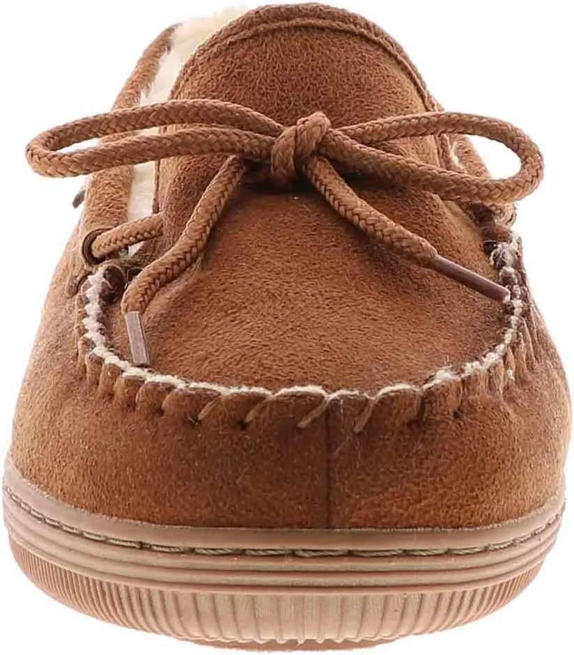 Apres Classic Moccasin Slipper Brown