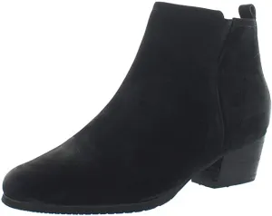 Aqua College Womens Isla Suede Waterproof Ankle Boots Black 8.5 Medium (B,M)