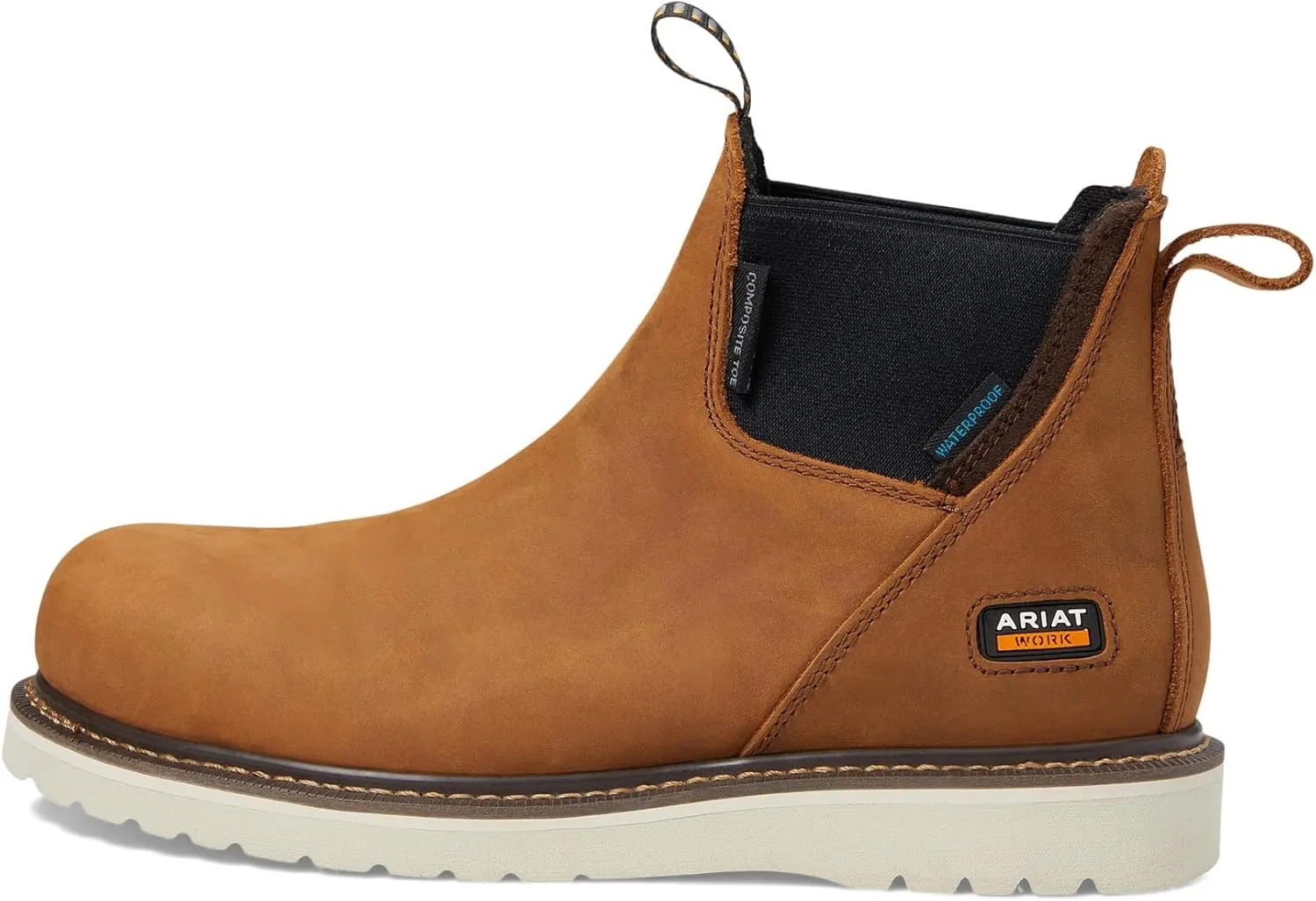 Ariat Women's Rebar Wedge Chelsea Waterproof Composite Toe Work Boot