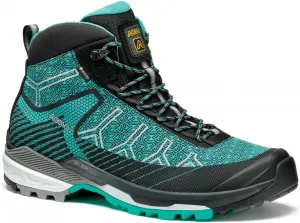 ASOLO Women's Falcon EVO Jacquard GV Outdoor Hiking Boots, Nylon Textile Upper, Waterproof Breathable Lining, Rubber Outsole