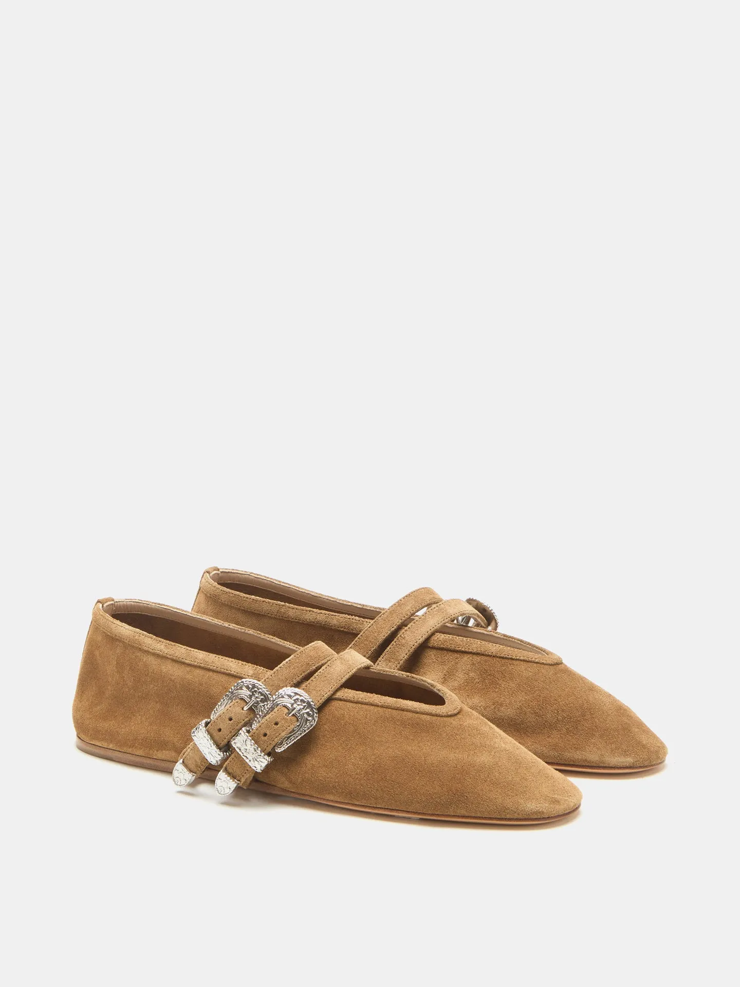 Ballet Claudia Slipper / Taupe Suede