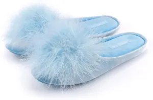 BCTEX COLL Women's Cozy Velvet Memory Foam House Slipper, Ladies Fuzzy Bedroom Slipper Non-slip Sole