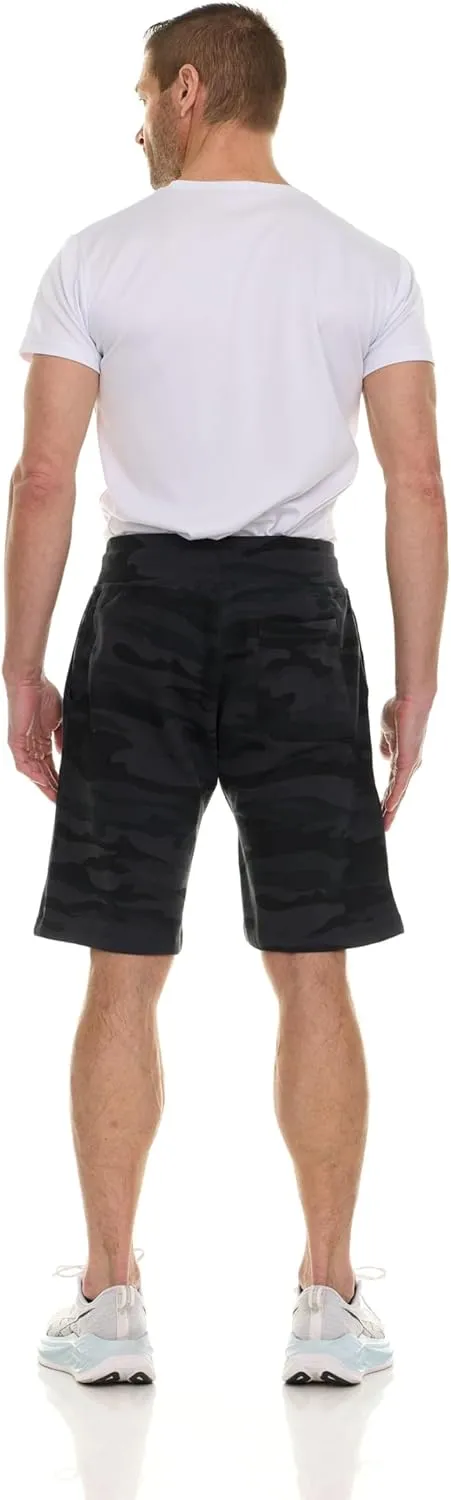 BILLIONHATS Mens Fleece Lined Shorts, 11 Inch Comfy Lounge, Wholesale Bulk Multipack for Donations, Charities, and Shelters