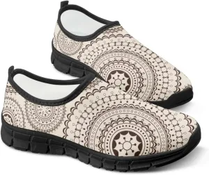 Binienty Womens Slip-on Shoes Lightweight No Laces Sneakers Arch Support Loafer Walking Shoes for Work Casual Daily