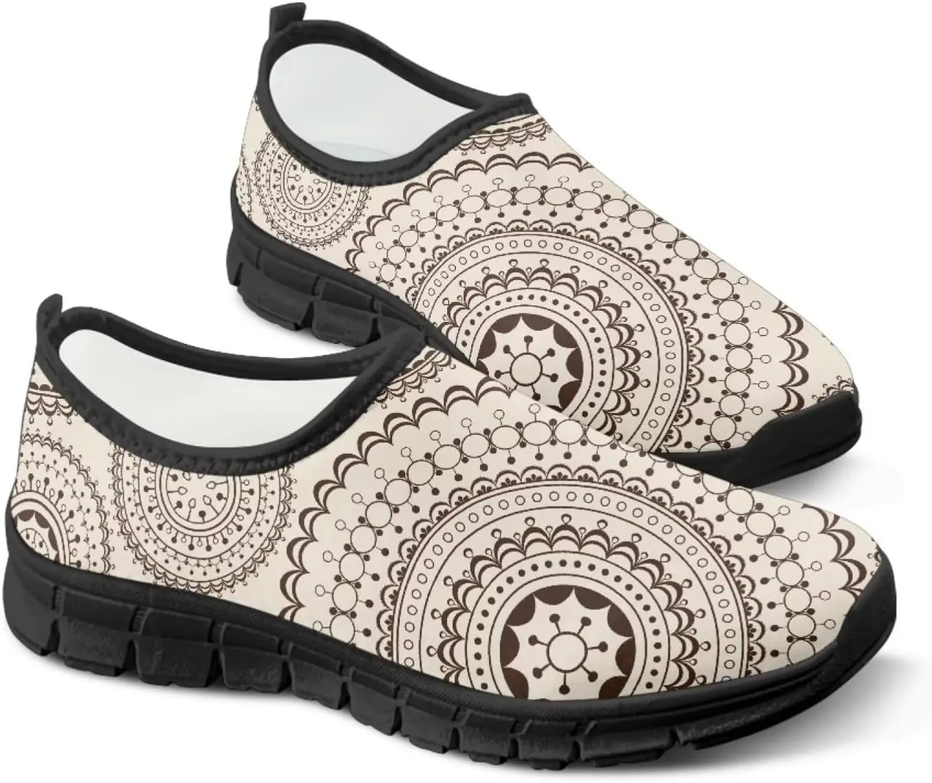 Binienty Womens Slip-on Shoes Lightweight No Laces Sneakers Arch Support Loafer Walking Shoes for Work Casual Daily