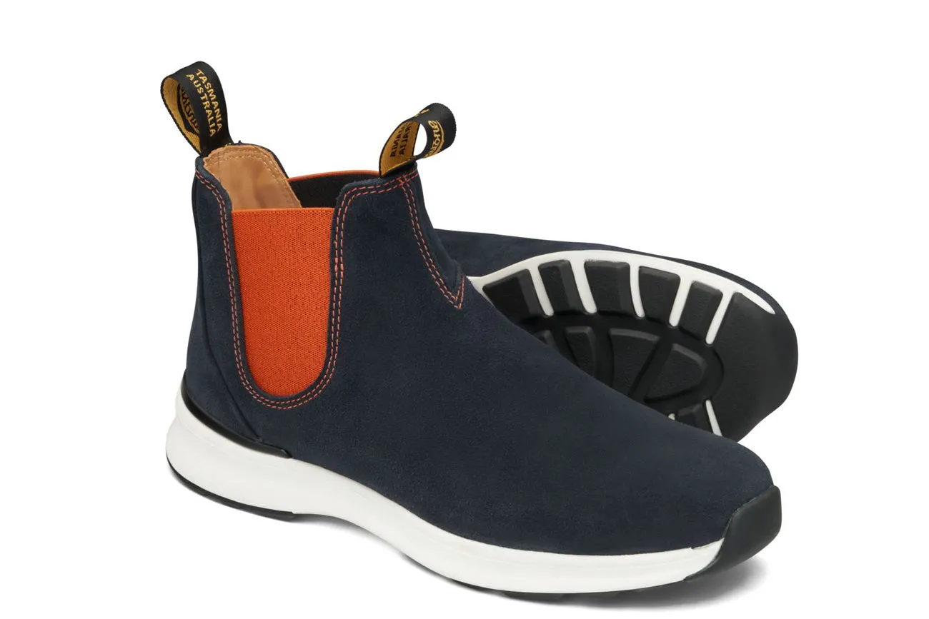 Blundstone #2147 Navy Suede/Burnt Orange