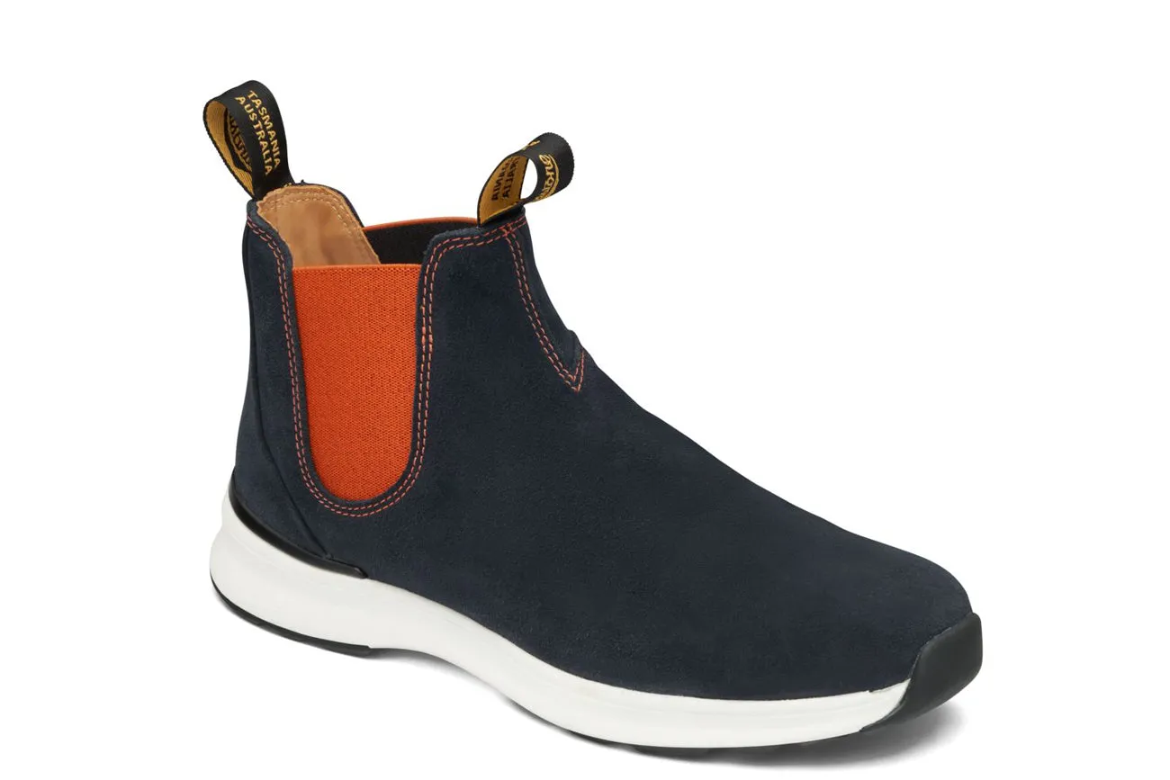 Blundstone #2147 Navy Suede/Burnt Orange