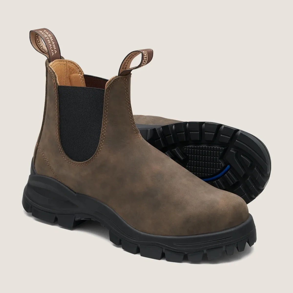 Blundstone 2239 Lug sole Rustic Brown Chelsea Boot