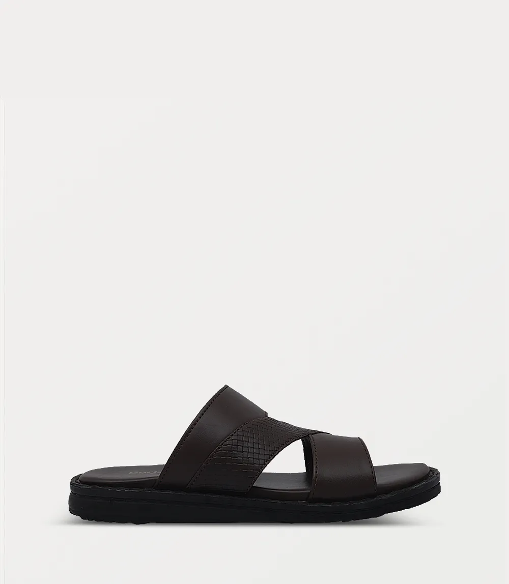 BM6818-ESPRESSO-Men Slipper