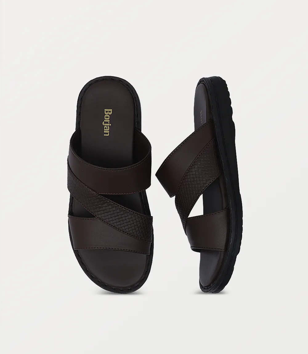 BM6818-ESPRESSO-Men Slipper