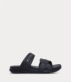 BM6863-BLACK-Men Slipper