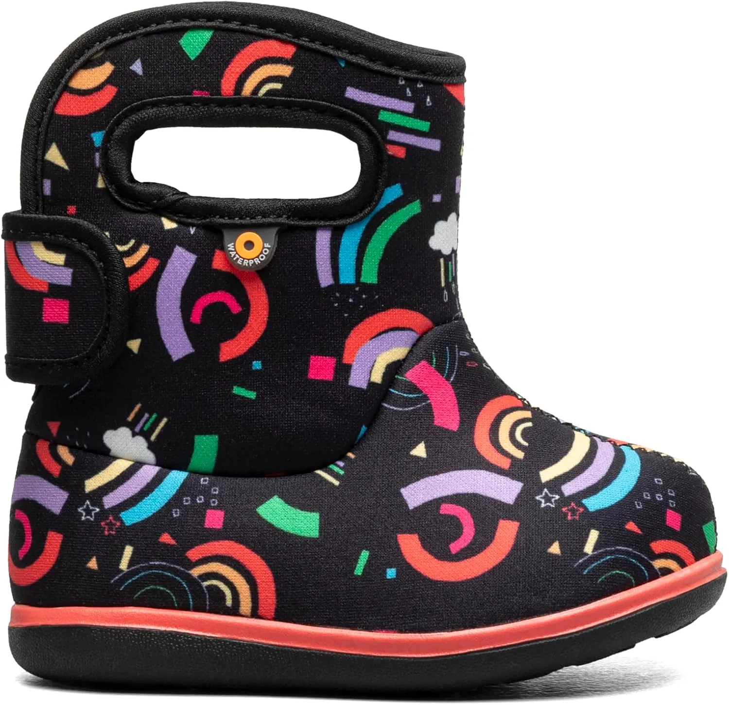 BOGS Unisex-Child Ii-Rainbow Fun (Toddler) Rain Boot