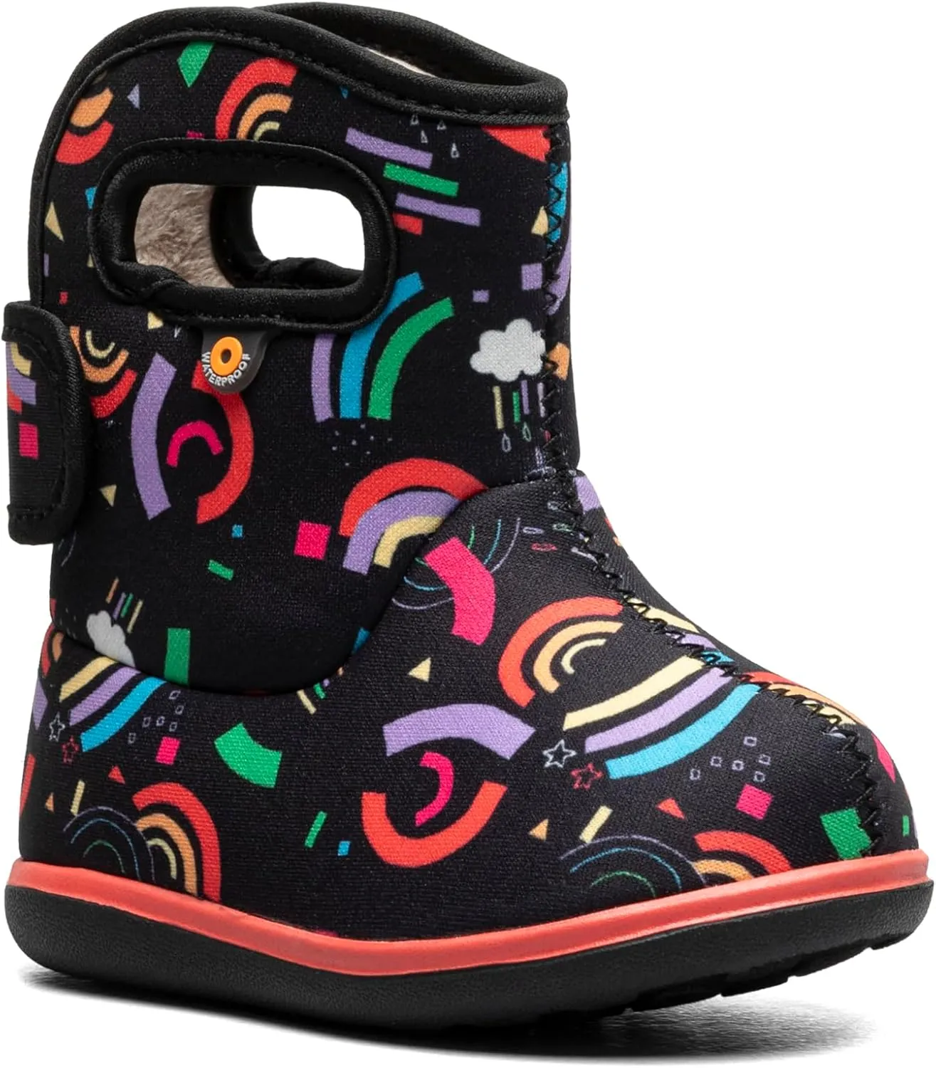 BOGS Unisex-Child Ii-Rainbow Fun (Toddler) Rain Boot