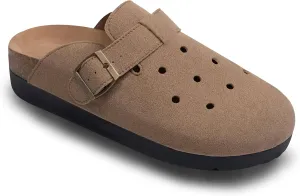 Breathable Women’s Clogs Ventilated Hollow Design Mules with Soft Cork Footbed and Arch Support