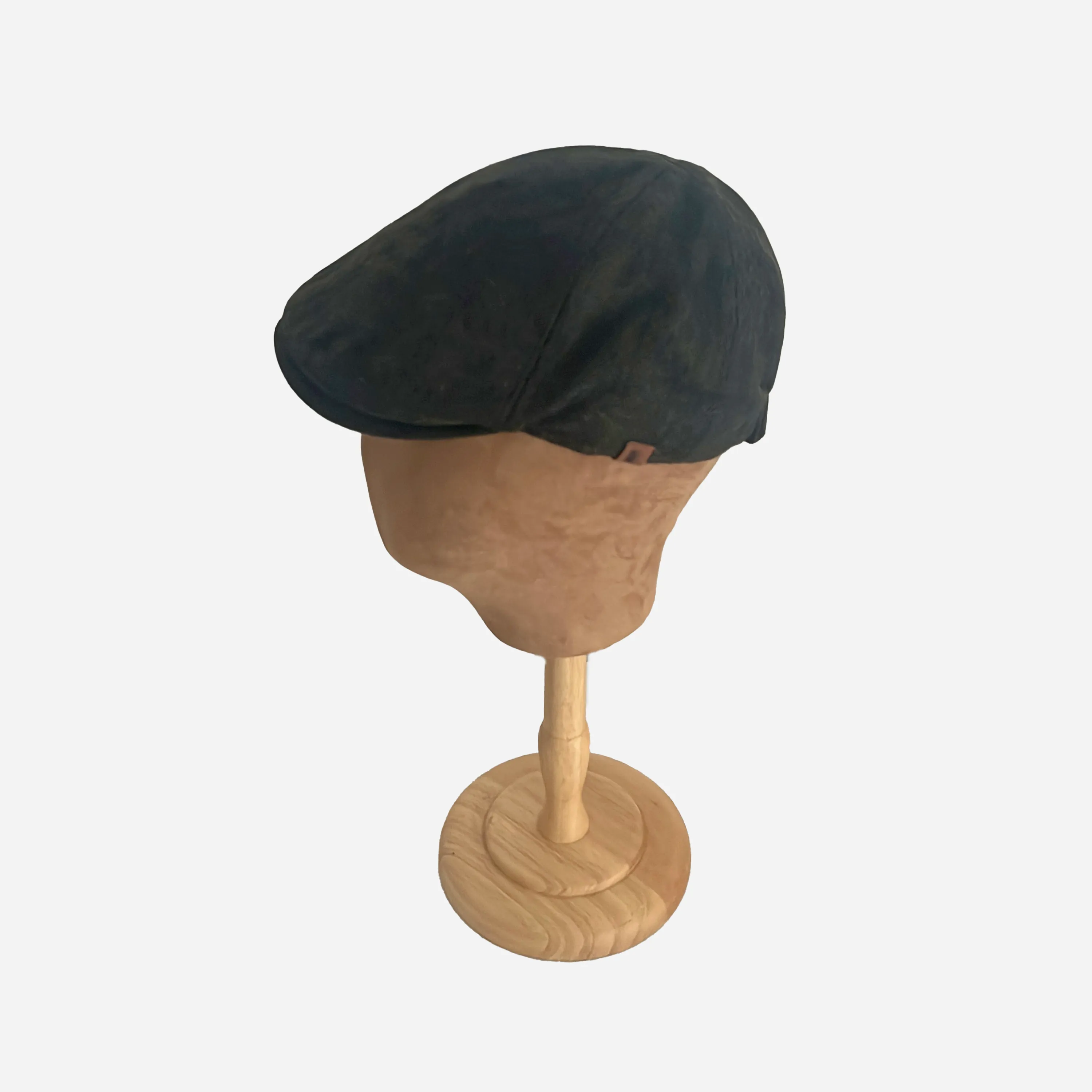 Brim&Brawn Flat Cap in Olive Wool