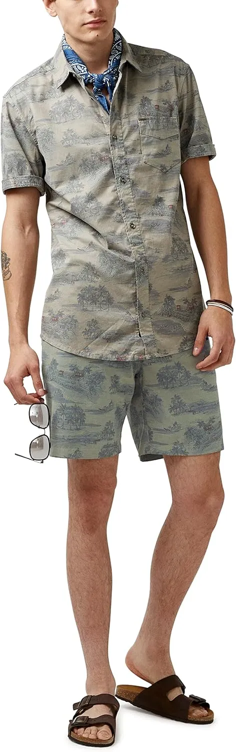 Buffalo David Bitton Men's Flat Front Short