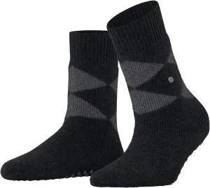 Burlington Women's Cosy Argyle Stopper Socks Non-Slip Nubs on the Sole Comfortable with Argyle Warm Plush for Relaxing Breathable Climate Regulating Odour-Inhibiting Wool 1 Pair