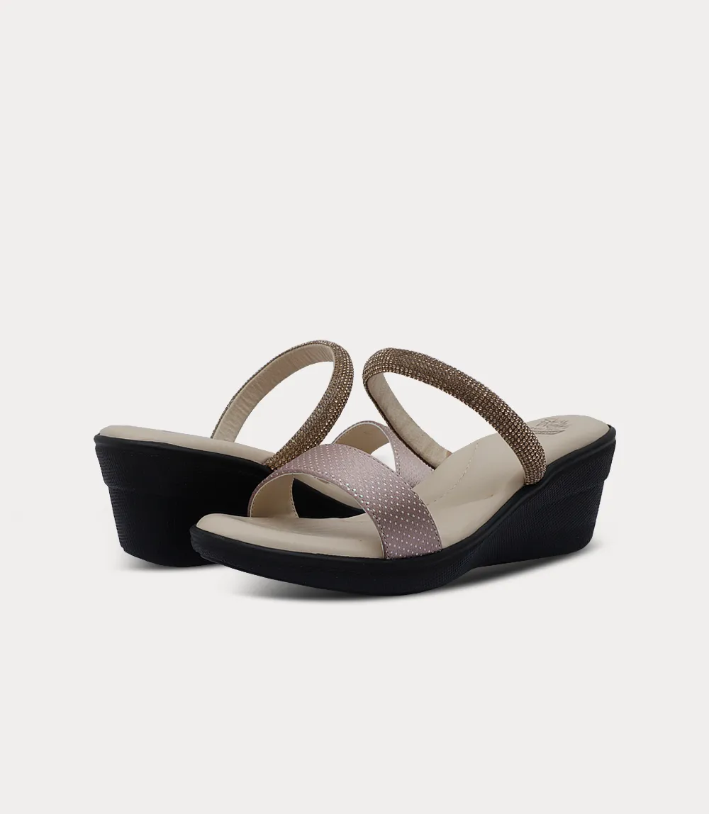 BW7681-PINK-Women Comfort Slipper