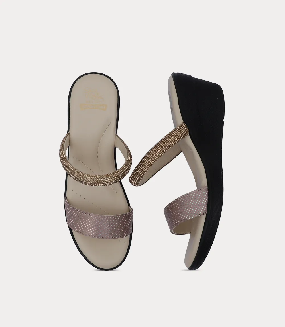 BW7681-PINK-Women Comfort Slipper
