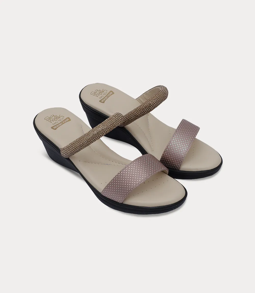 BW7681-PINK-Women Comfort Slipper