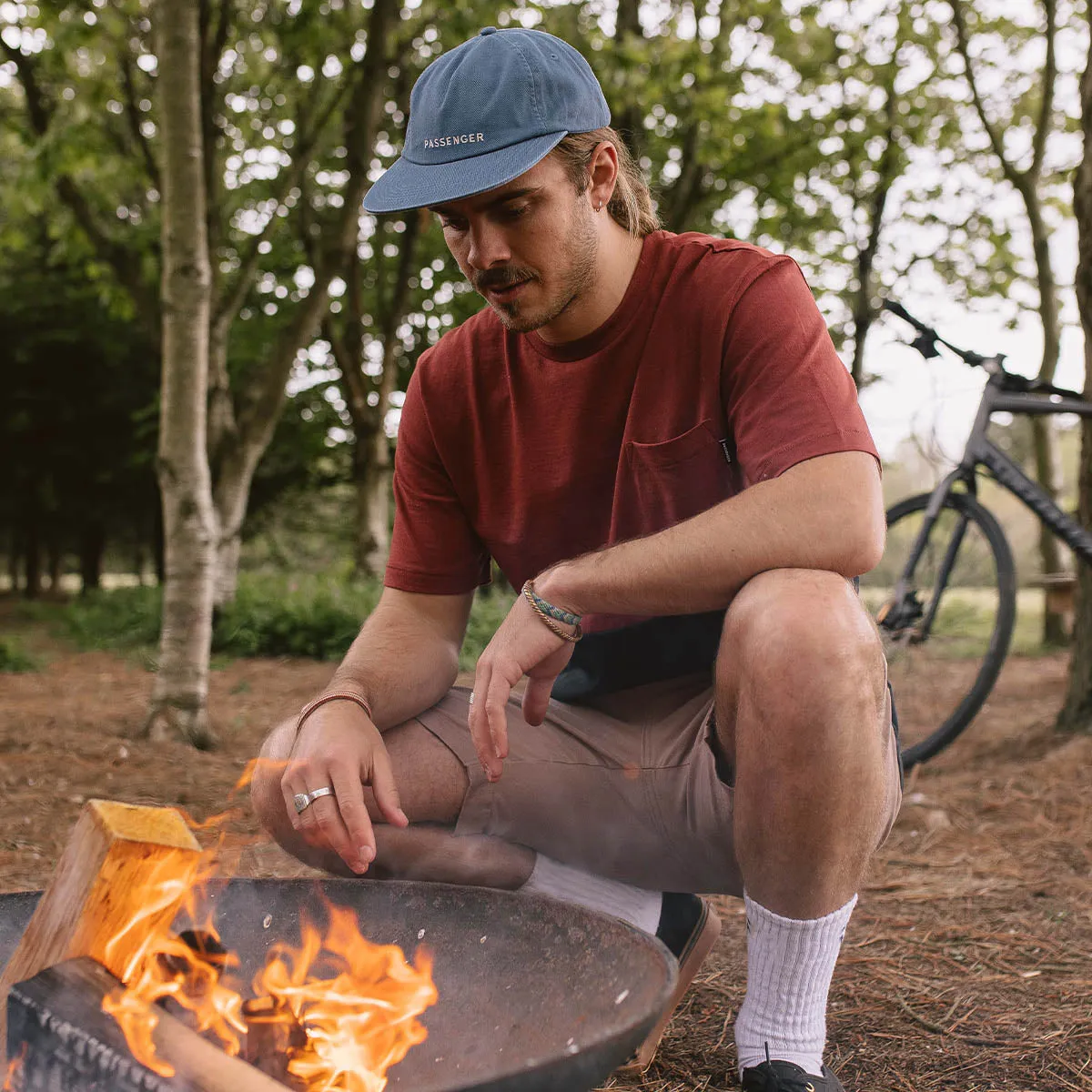 Byron Recycled Hat - Stone Blue
