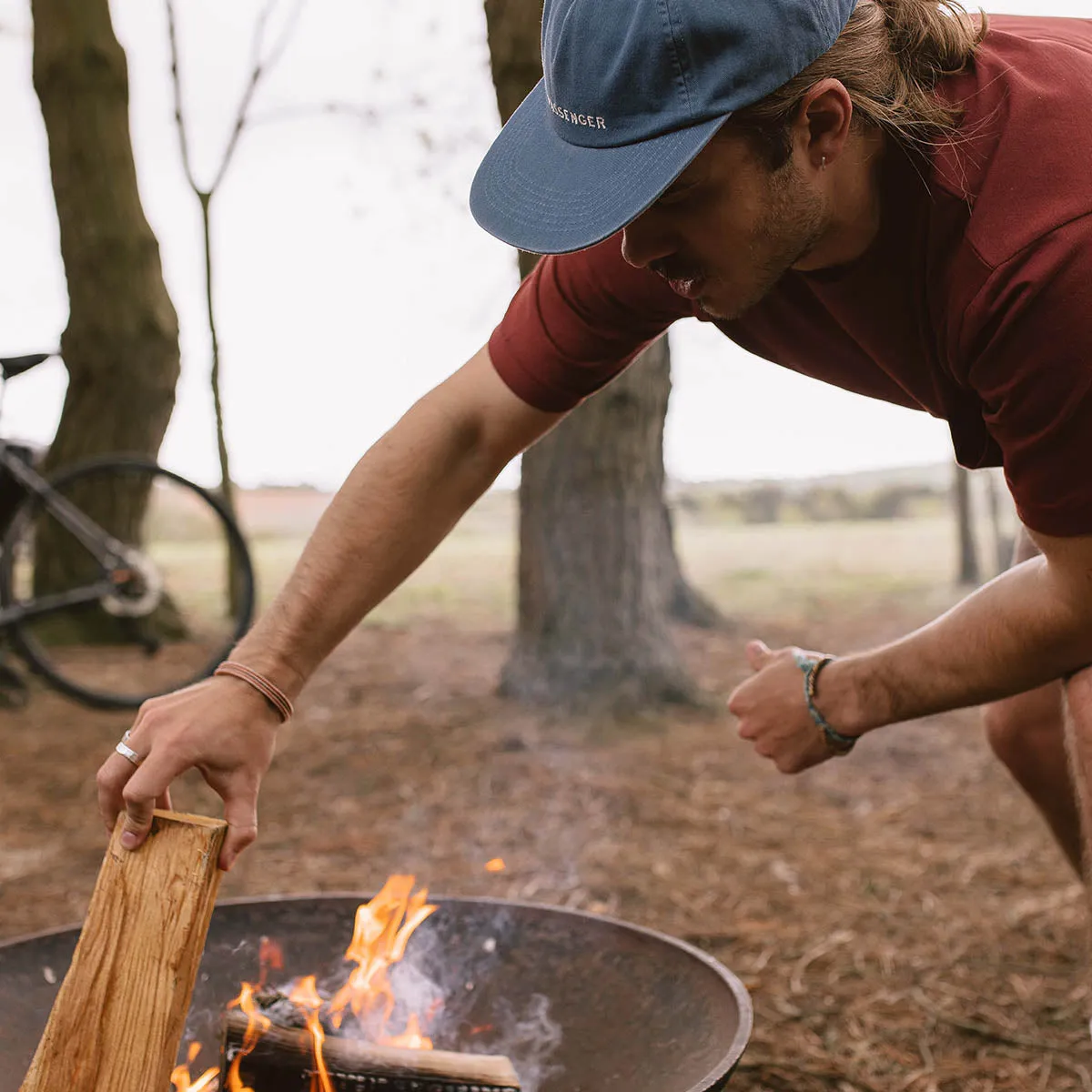 Byron Recycled Hat - Stone Blue
