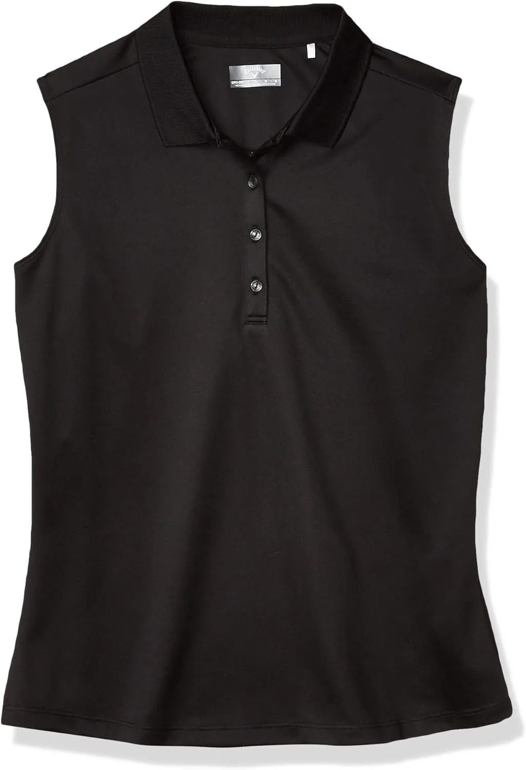 Callaway Women’s Opti-Dri Sleeveless Golf Polo with UV Block Sun Protection, Flexible Fit, Ladies Performance Apparel