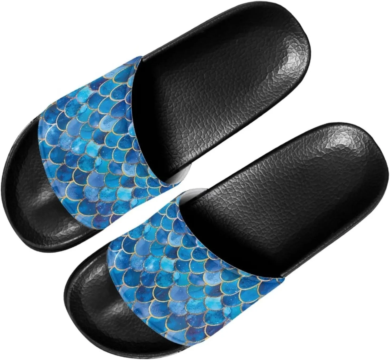 Casual Non-slip Slide Sandals for Women Men Open Toe House Sole Slipper Flat Lightweight Slipper for Bathroom Beach