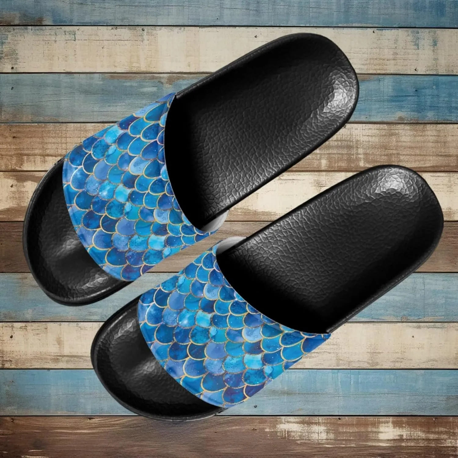Casual Non-slip Slide Sandals for Women Men Open Toe House Sole Slipper Flat Lightweight Slipper for Bathroom Beach