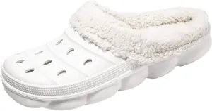 CERYTHRINA Mens Womens Lined Clogs Breathable House Slippers Warm Lining Indoor Outdoor Garden Clog Winter Slippers Home Footwear