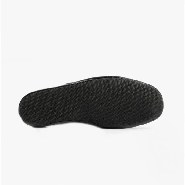 Chaleur MATTEO Mens Luxury Slipper Travel Set Black