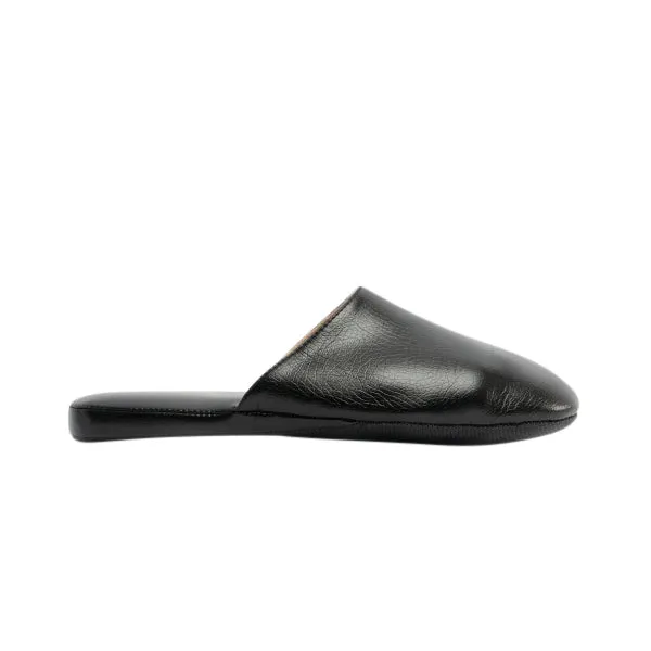 Chaleur MATTEO Mens Luxury Slipper Travel Set Black
