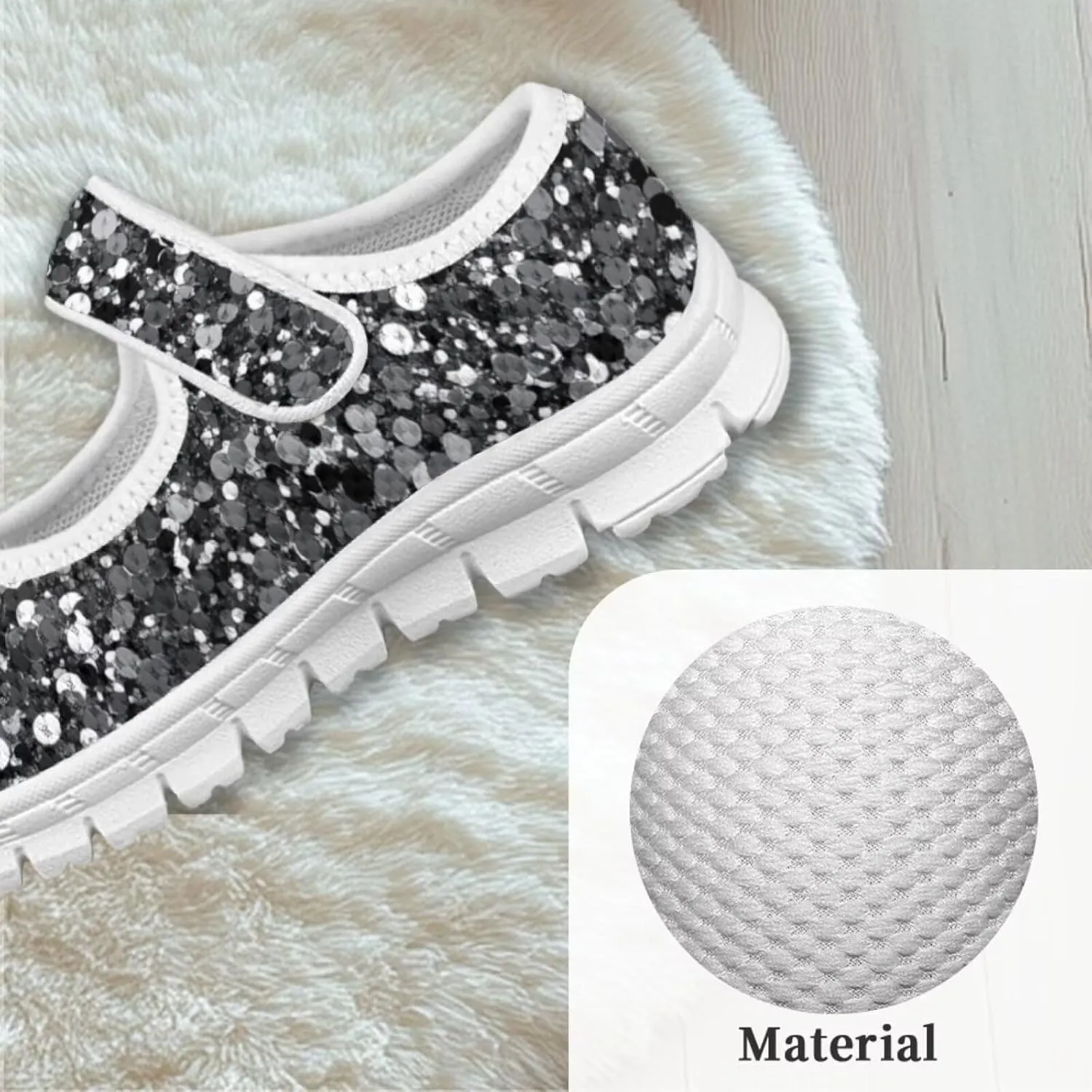 chaqlin Kids Casual Shoes Boys Girls Lightweight Running Walking Flat Mary Jane Shoes Breathable Non Slip Sports Sneakers for School