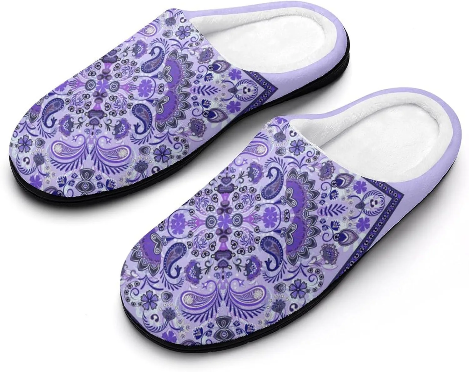 Christmas Clog Slippers Ladies Non-Slip Warm House Slippers Womens Cotton Slipper Bedroom Slip-On Shoes Indoor Outdoor