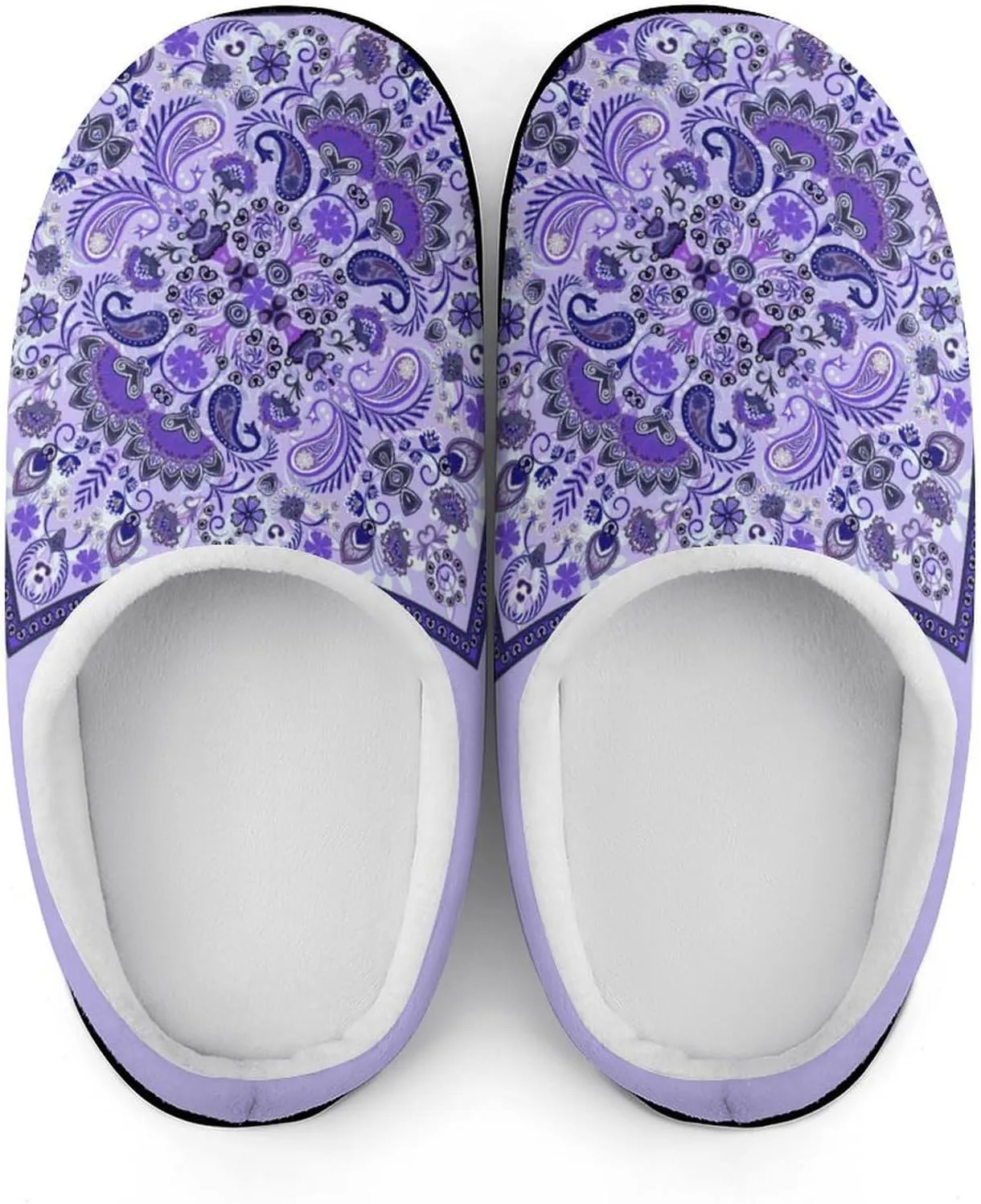 Christmas Clog Slippers Ladies Non-Slip Warm House Slippers Womens Cotton Slipper Bedroom Slip-On Shoes Indoor Outdoor