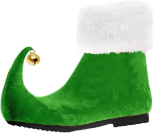 Christmas Elf Shoes Cozy Footwear for Holiday Costume Events, Green, 47