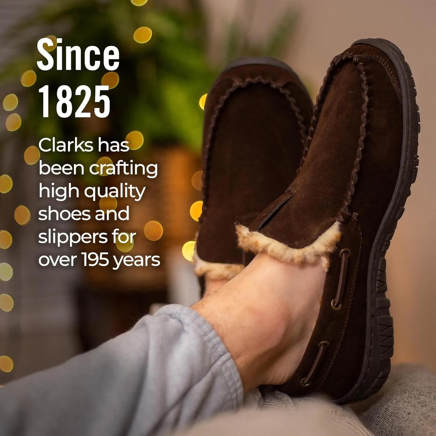 Clarks Men's Clarks, Venetian Moccasin Faux Fur Slipper