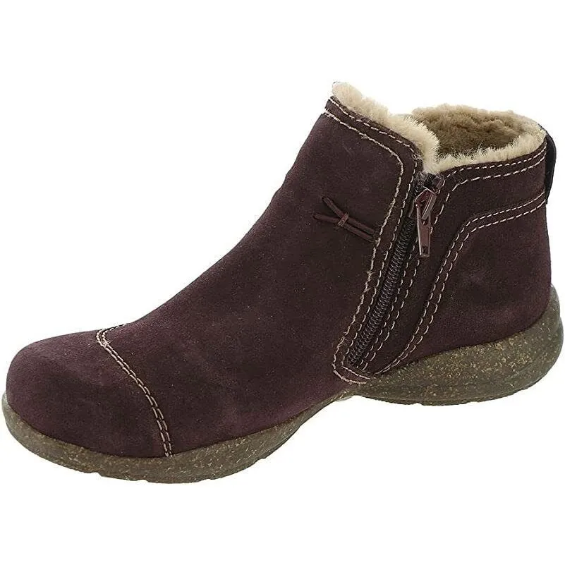 Clarks Women's Roseville Aster Burgundy Suede