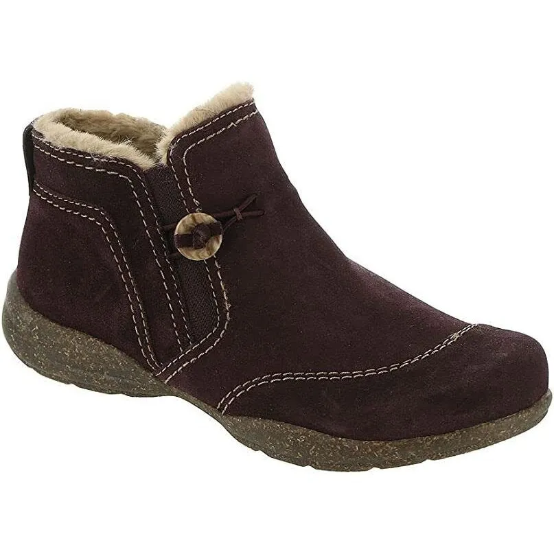 Clarks Women's Roseville Aster Burgundy Suede