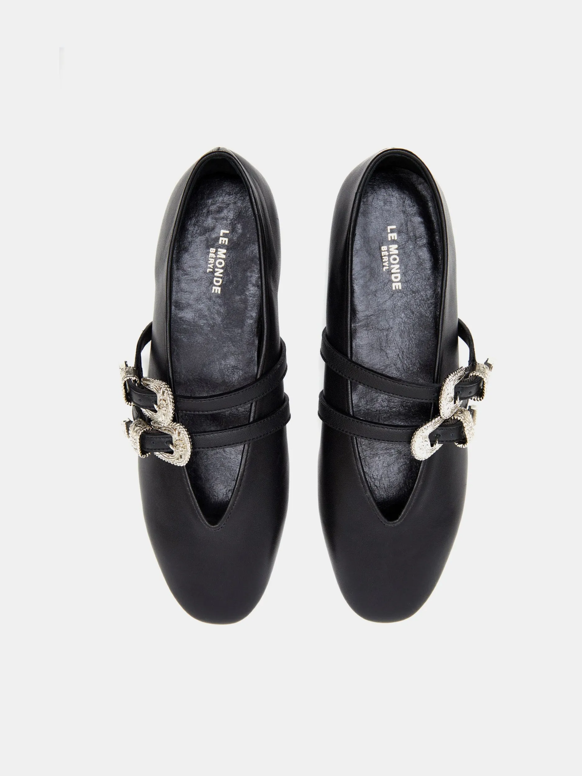 Claudia Slipper / Black Leather