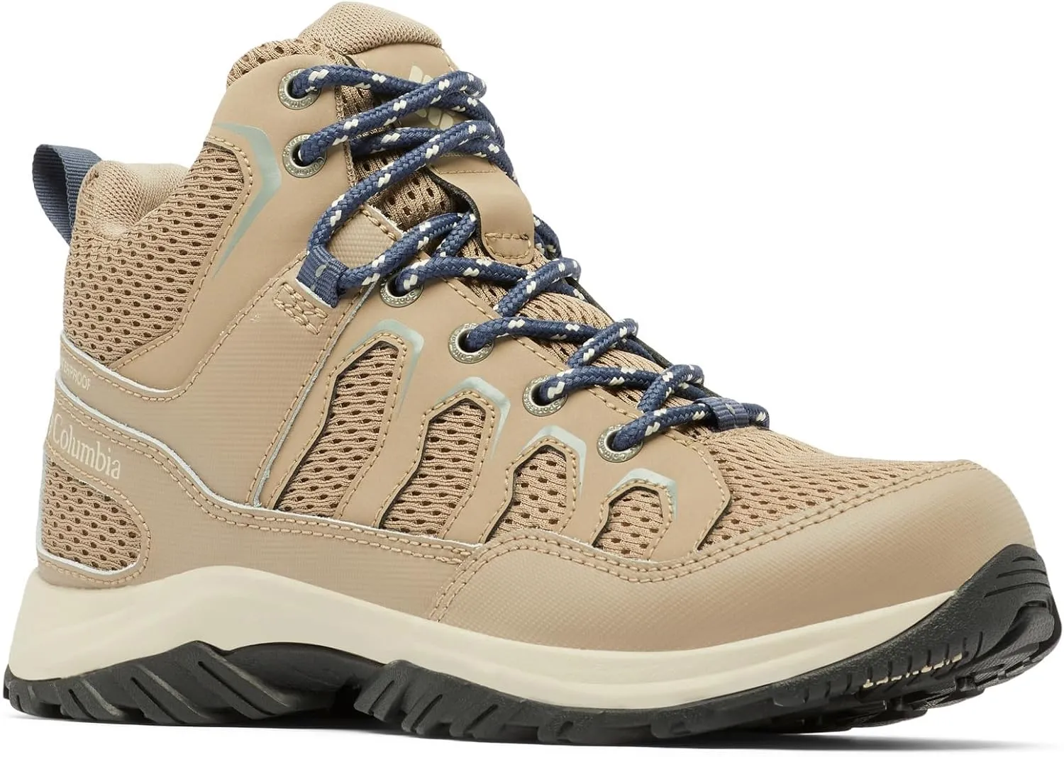 Columbia Womens Granite Trail Mid Waterproof, Ash Brown/Nocturnal, 9.5