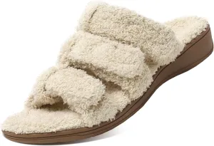 Comfy Slippers for Women Indoor and Outdoor - Fluffy, Cute, and Fuzzy House Slippers for Women with Arch Support and Orthopedic Focus