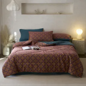 Cotton Gauze Comfy Jacquard Vintage Bedding