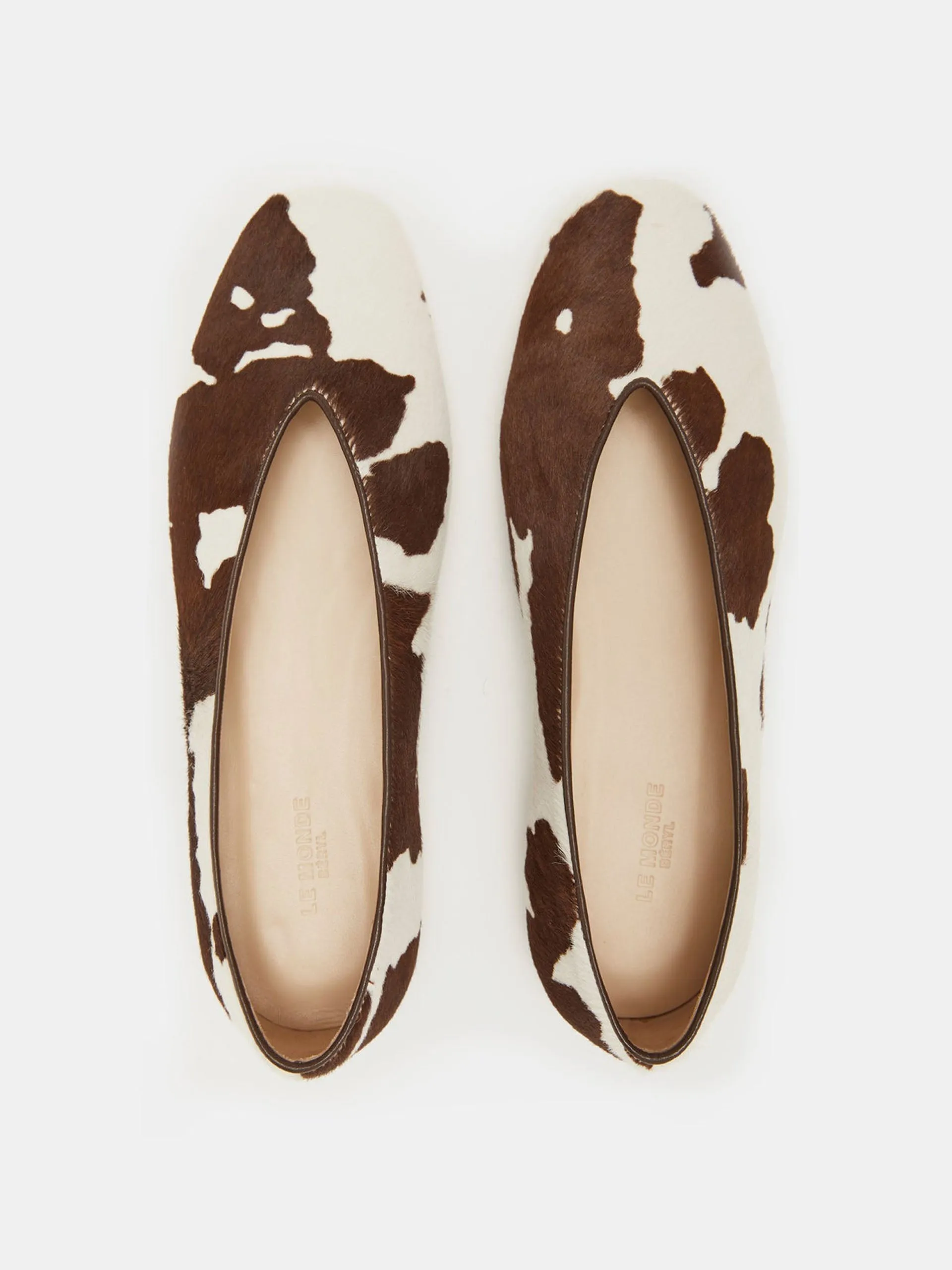 Cow calf hair Regency slippers